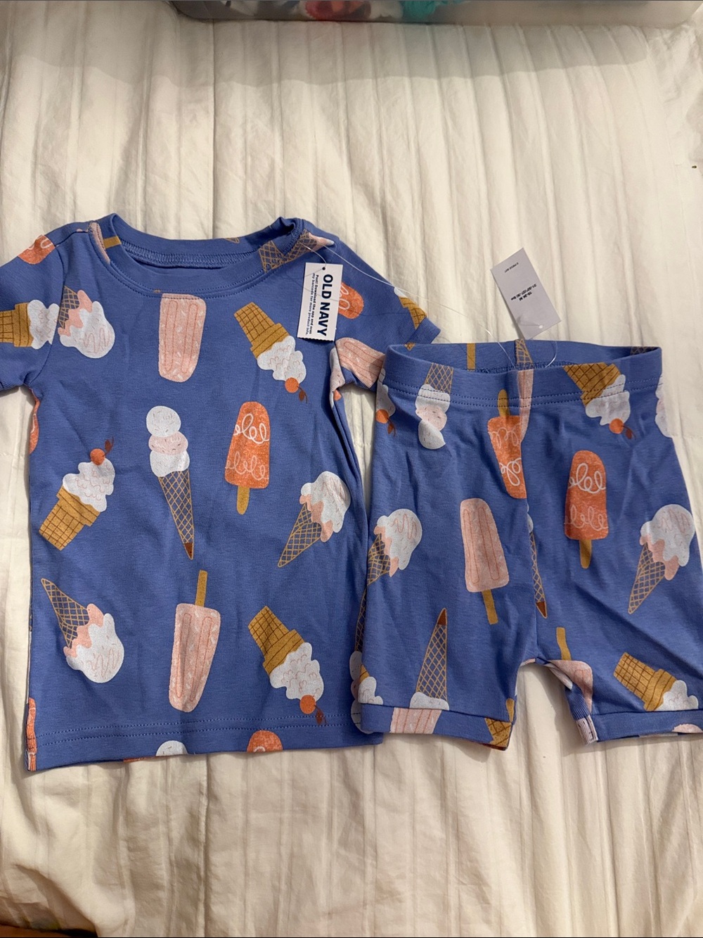 Old Navy Purple Ice Cream & Popsicle Pajama Set